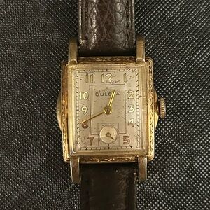 1949 Men’s Bulova Dress Watch (Winds And Runs) 10k rolled Gold Plating